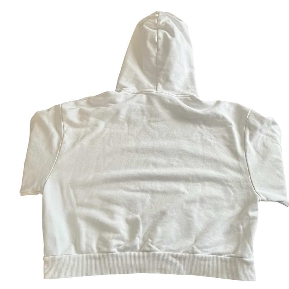 Puma White Hoodie with Purple Logo - Picture 4 of 5